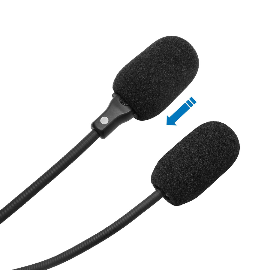 5er-Pack Mikrofonabdeckung für Bose A30 A20 A10 und ProFlight Series 2 Aviation Headsets, Windschutz und Pop Filter in Schwarz - Bild 2