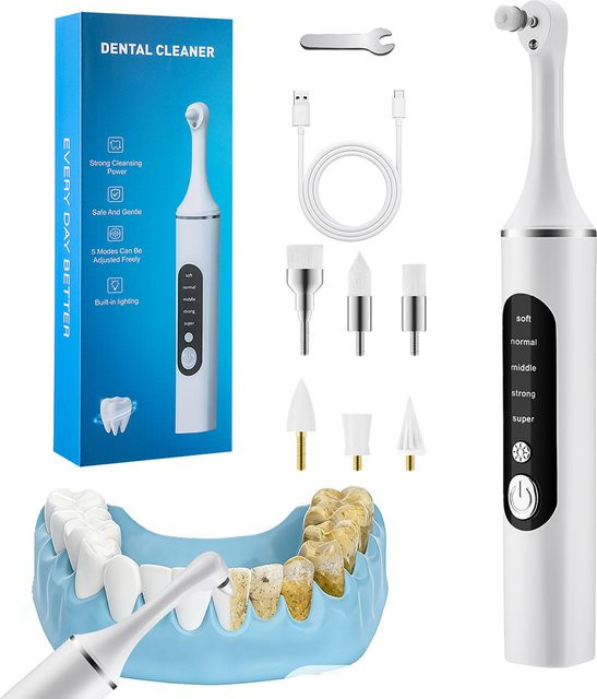 AFDEAL Elektrischer Zahnpolierer, Unisex, White - Bild 1