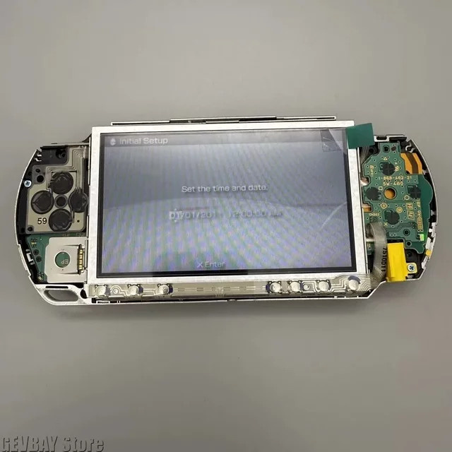 Sony IPS-LCD-Bildschirm für PSP 1000 Spielekonsole in Schwarz mit hoher Helligkeit - Bild 1