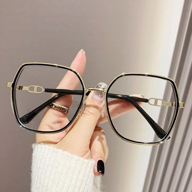 Dote Lesebrille, Quadratisch, Metall, Vollrand, Unisex, Blaulichtfilter - Bild 1