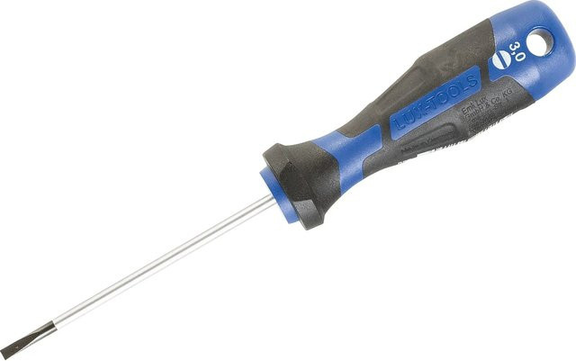 LUX-TOOLS Schlitzschraubendreher SL 3 mm x 80 mm in Blau - Bild 1