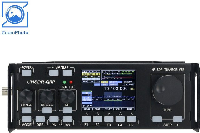 HamGeek MCHF V0.6.3 SDR HF QRP Transceiver Tragbares Amateurfunk-Gerät für Notfallkommunikation in Schwarz - Bild 1