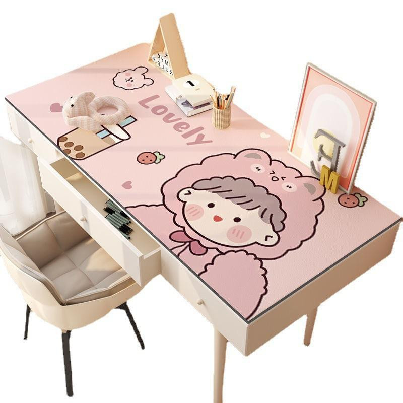 Rutschfestes Tischset von Yiran Furniture mit süßem Mädchenherz Cartoon-Design für Kinder in Pink, B/T/H: 120 x 40 cm - Bild 2