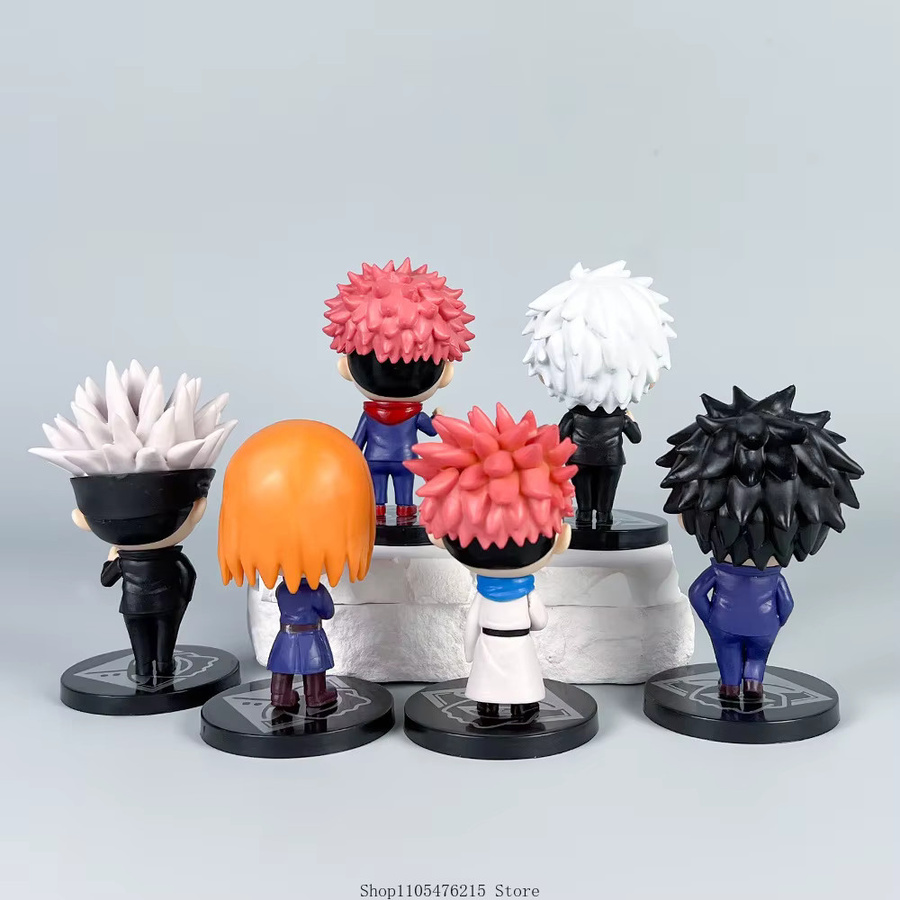 Bandai Jujutsu Kaisen Gojo Satoru Yuji Itadori Fushiguro, Actionfiguren, 6-teiliges Set - Bild 3