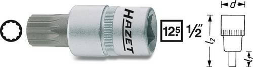Hazet Steckschlüsseleinsatz 990-5 1/2 Zoll Innen-Vielzahn M5 Länge: 52 mm, Silber - Bild 1