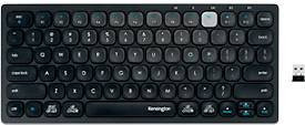 Kensington Multi-Device Dual Wireless Tastatur, kabellos, QWERTZ, Schwarz - Bild 1
