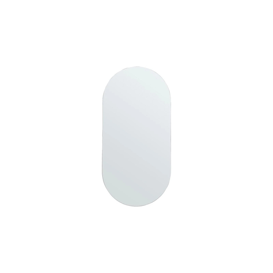 House Doctor Walls Spiegel oval in transparent, Breite: 35 cm, Höhe: 70 cm - Bild 1