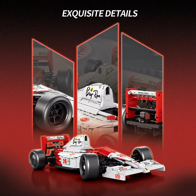 REOBRIX MP4 Formel Racing Auto, Bausteine, 1:8, 2800 Teile, ab 14 Jahren - Bild 4