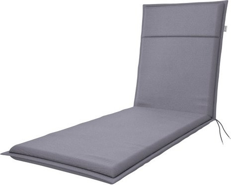 DOPPLER Liegenauflage Life grau, gesteppt, L x B x H: 195 x 60 x 4 cm - Bild 1