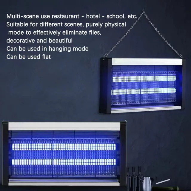 Joyinled Elektronischer Insektenvernichter mit LED-Nachtlicht in Schwarz - Bild 1