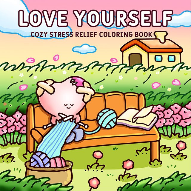LOVE YOURSELF Malbuch für Erwachsene, Bunt / Mehrfarbig - Bild 1
