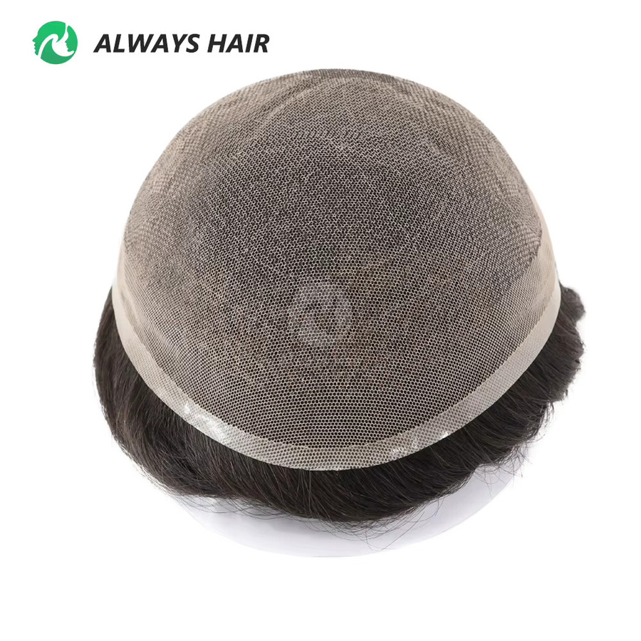 Alwayshair Dura Lace Herren-Kapillarprothesenhaar, indisches Haar - Bild 3
