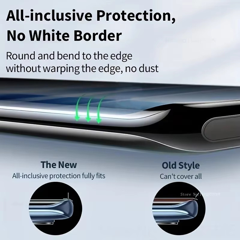 2 Stück Anti-Spy Sichtschutzfolie aus Hydrogel für Samsung Galaxy S25 Edge, S24, S23, S22, S21 Ultra, transparente Vollabdeckung - Bild 2