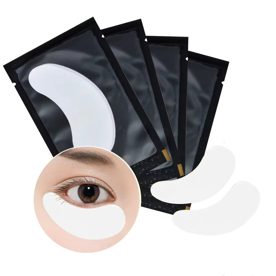 PANLWJ Hydrogel Wimpern-Patches, 50 Paar, Unisex, Schwarz - Bild 6