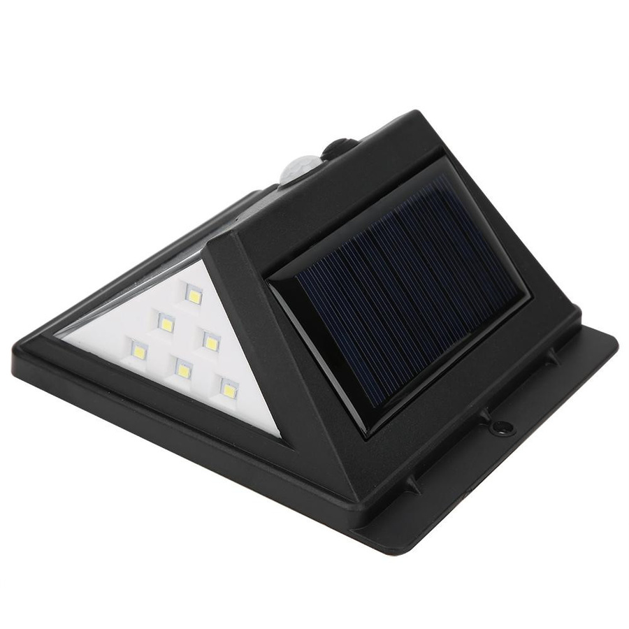 TOMTOP JMS Solar Sensor Wandleuchte mit 40 LED in Schwarz für Garten und Außenbereich - Bild 2
