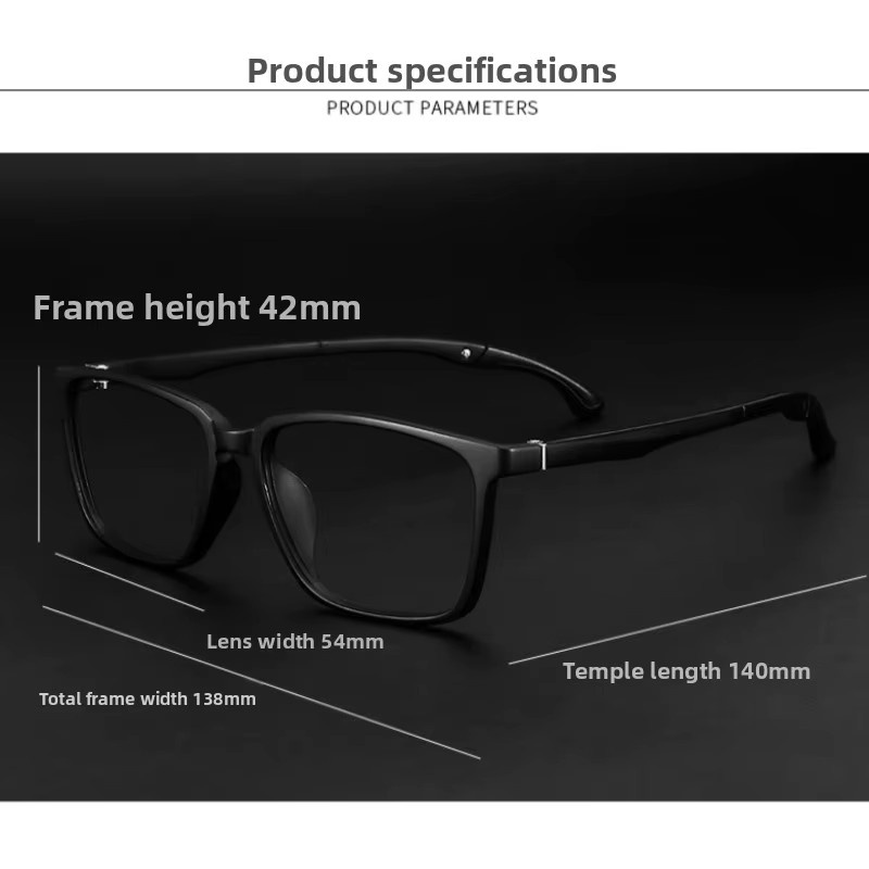 SZTZX Lesebrille Photochrome, Vollrand, Kunststoff, Schwarz - Bild 2