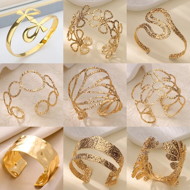 HPTOTMG Armband Edelstahl, Gold, Unisex - Bild 1