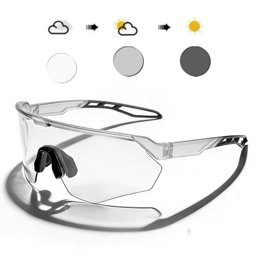 AWGSEE Sportsonnenbrille, Wrap, Black, Unisex, Plastic - Bild 3