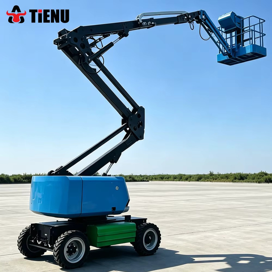 DCNB Elektro-Hubarbeitsbühne und Gelenk-Arbeitsbühne in Blau mit 6 Meter und 12 Meter Optionen - Bild 3