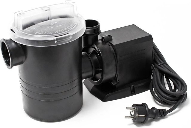 Sunsun CPP-10000F Poolpumpe in Schwarz mit 7500 l/h Förderleistung und 80W Leistung - Bild 1