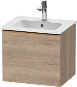 Duravit Waschtischunterschrank D-Neo in Eiche Marmor und Weiß, B/T/H: 51 x 40,2 x 44 cm - Bild 1