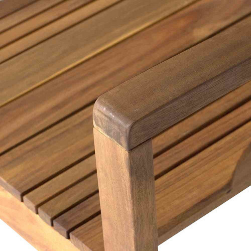 Siena Garden Stapelsessel Falun aus Akazienholz in Beige, B/T/H: 58 x 58 x 90 cm - Bild 2