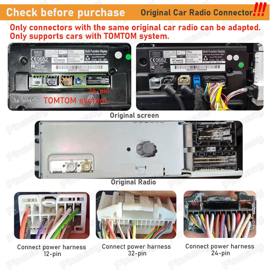 RNC13 Kabelbaumadapter mit CAN-Bus-Decoder für Renault Clio 4, Captur, Megane, Scenic, Laguna, Master, Trafic und Tomtom - Bild 2