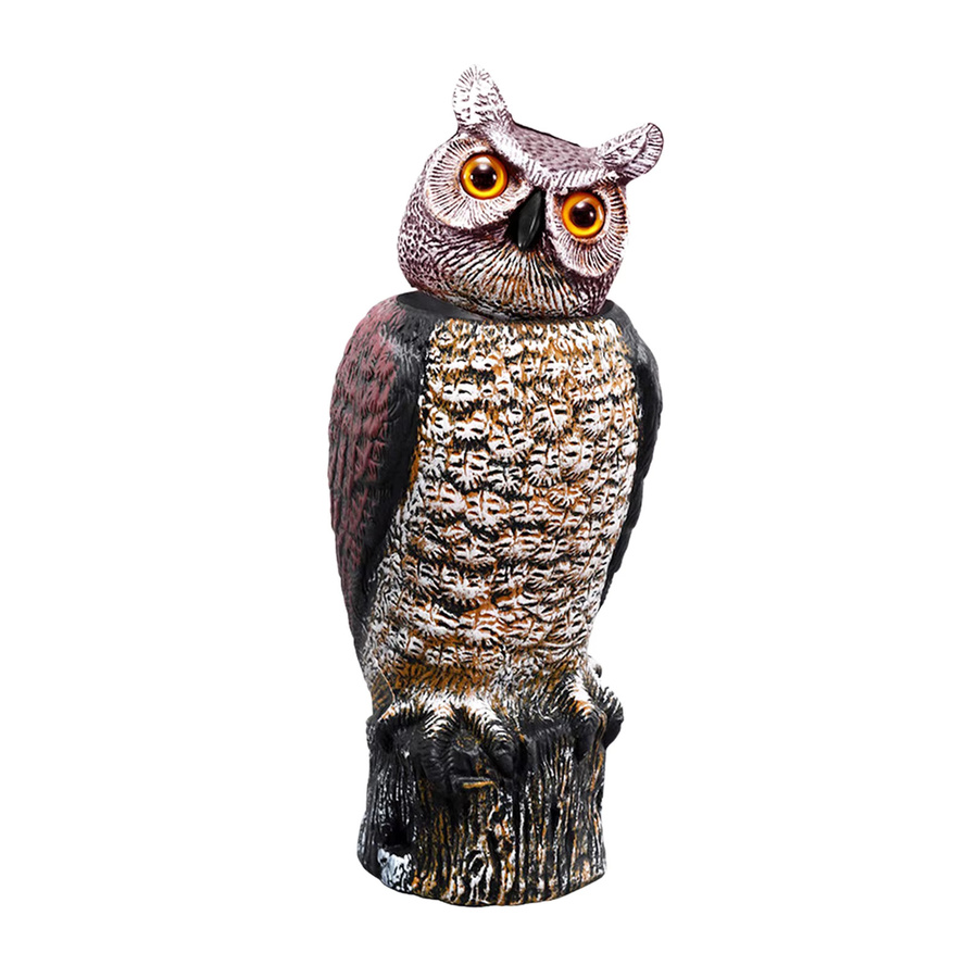 Kesoto Vogelscheuche Horntierfalke zur Vogelabwehr, Multicolor, 18 Zoll - Bild 2