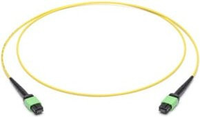 Corning LWL-Patchkabel 8F MPO APC OS2 in Gelb, Länge: 2 m - Bild 1
