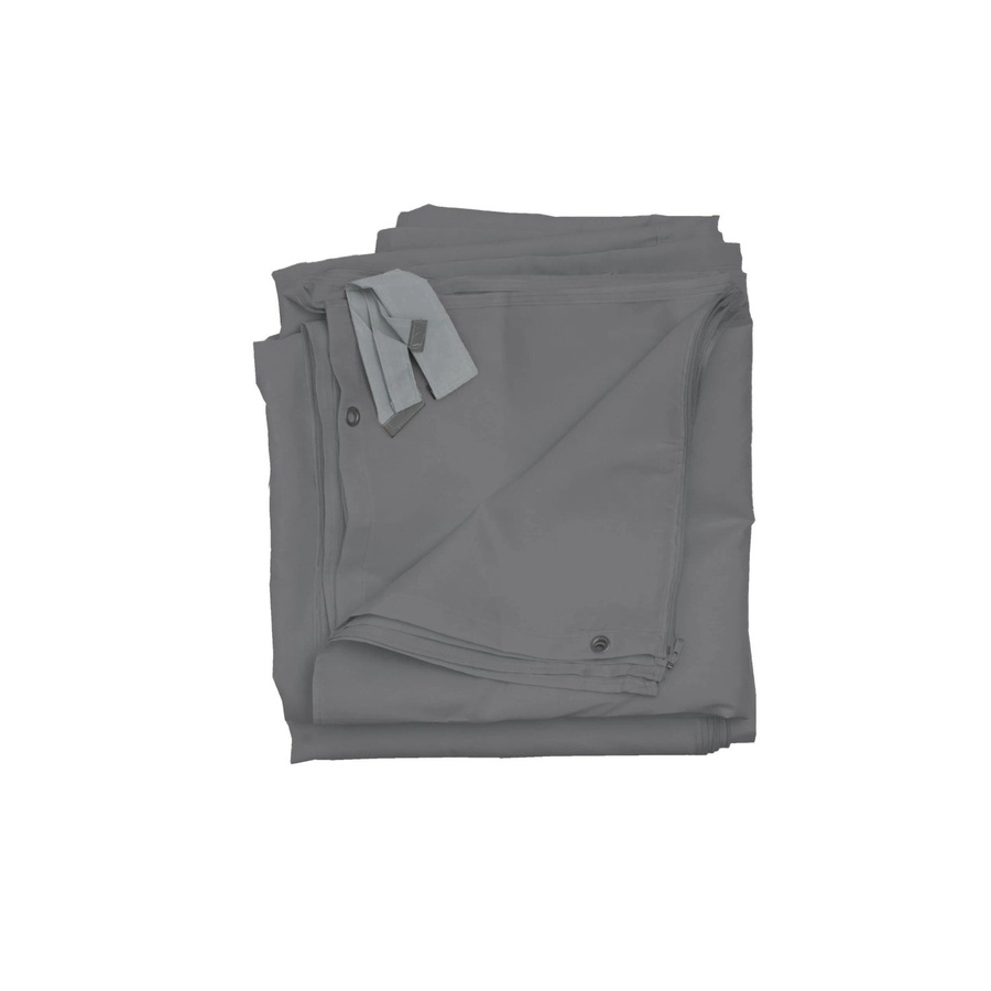 BERLINLODGE 4er-Set Ersatzseitenwände für Pergola Cadiz 4x4m, Grau, Polyester, H x B: 205 x 383 cm - Bild 2