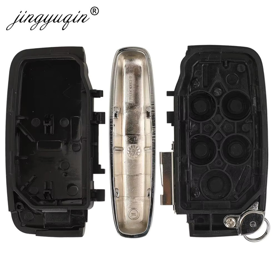 Jingyuqin Smart Car Key Shell in Schwarz für Land Rover Discovery 4, Range Rover Sport, Evoque, Vogue, LR2, LR4 sowie Jaguar Freelander, XFL, XE, XJ - Bild 5
