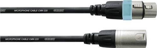 Cordial CCM 10 FM XLR Verbindungskabel Schwarz 10 m mit 1x XLR-Buchse und 1x XLR-Stecker - Bild 1