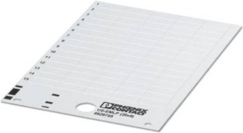 Phoenix Contact 0828899 US-EMLP Gerätemarkierung Gelb, Beschriftungsfläche: 34 x 9 mm, Montage-Art: aufkleben - Bild 1
