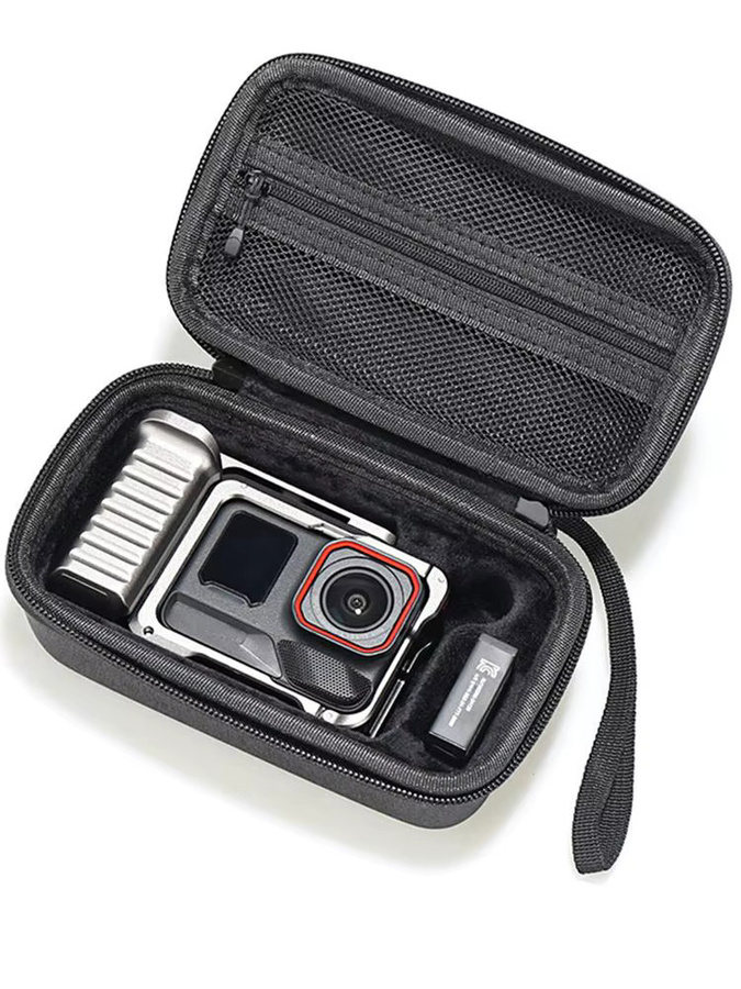 Insta360 Tragetasche für Ace Pro 2 und Aluminiumkäfig in Grau aus EVA-Canvas-Material - Bild 7