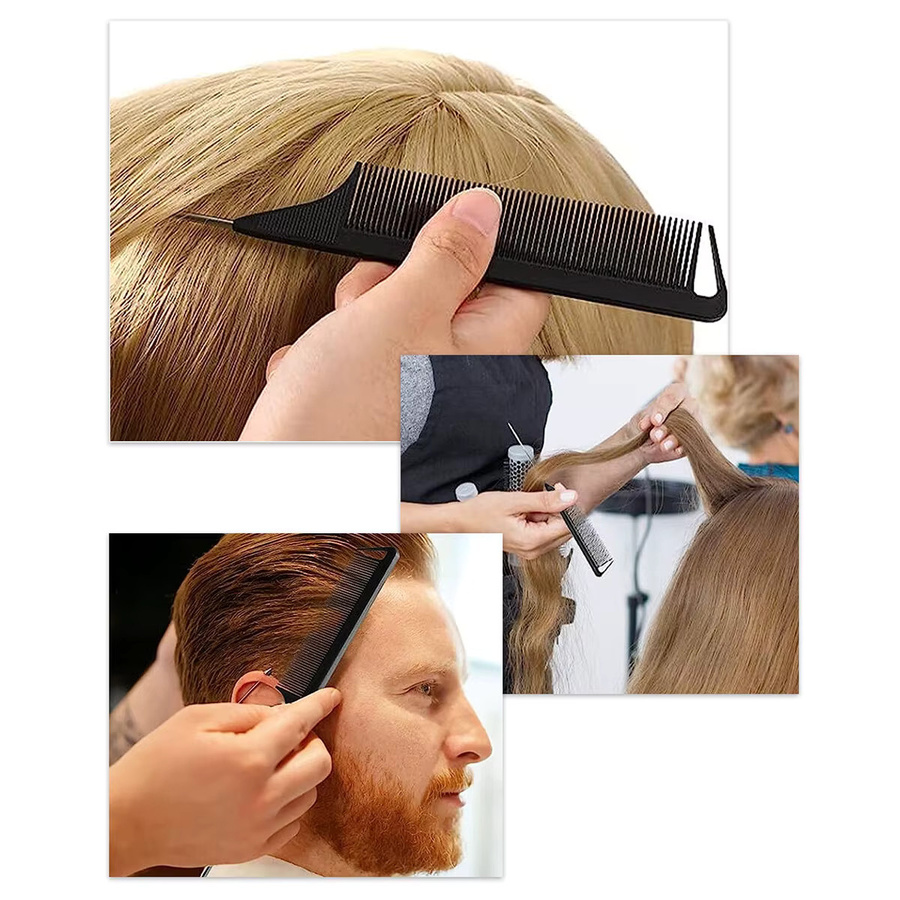 4-teiliges Haar-Styling-Kamm-Set, antistatisch, Unisex - Bild 4