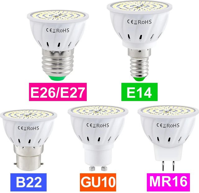 GU10 LED Spotlight MR16 Reflektor in Weiß für Wohnzimmer und Schlafzimmer mit CCT Farbtemperatursteuerung - Bild 1