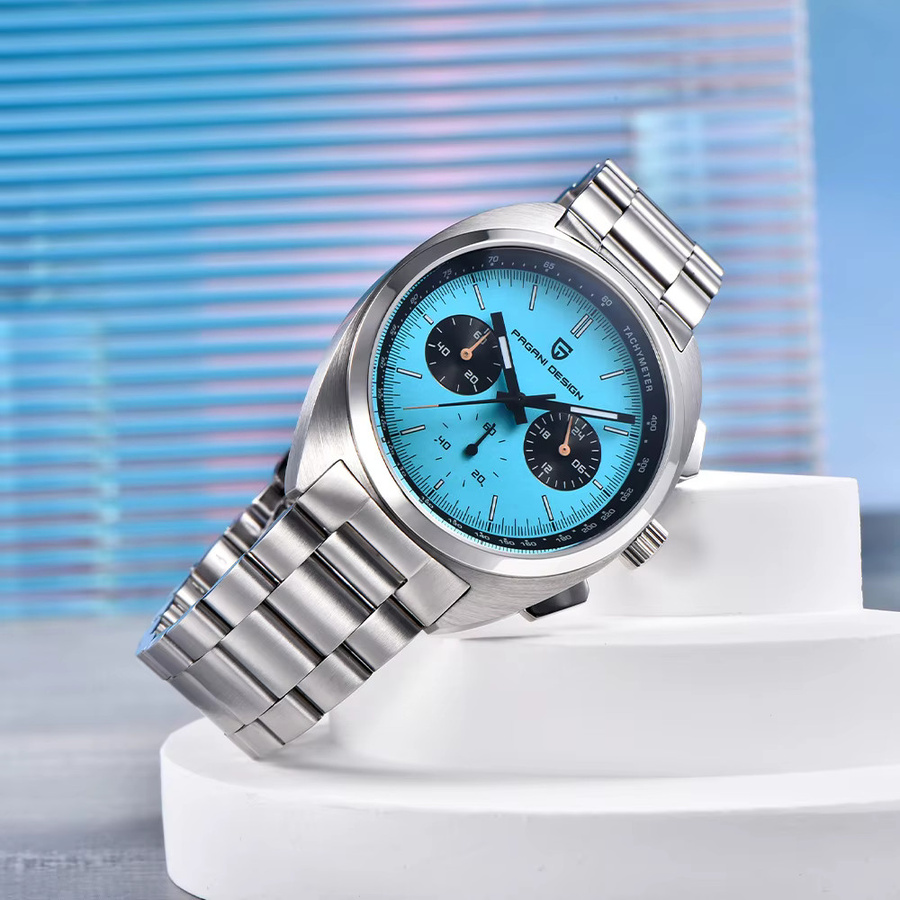 Pagani Design Chronograph, Quarz, Edelstahl, Saphirglas, Herren - Bild 4
