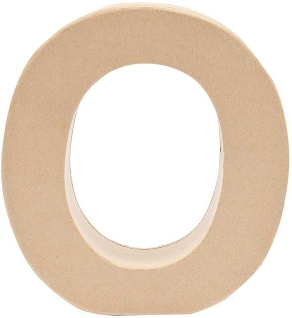 Rico Design 3D Papp-Buchstabe O stehend für die Tischdekoration Höhe: 17,5 cm - Bild 1