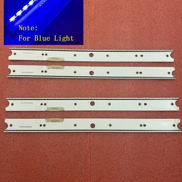 LED Streifen für Samsung TV Modelle UE65JS9500T UN65JS8500F UN65JS850DF UN65JS9000F UN65JS9000G UN65JS8500G UN65JS8500H Ersatzteile BN96-34776A 34777A Farbe Weiß - Bild 1