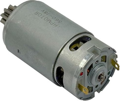 ABJN Ersatzmotor für Teeblatt-Scheren und Heckenscheren, 18/24 V, gebürsteter Motor mit 9-Zahn-D-Typ-Trimmer, Farbe: Silber - Bild 1