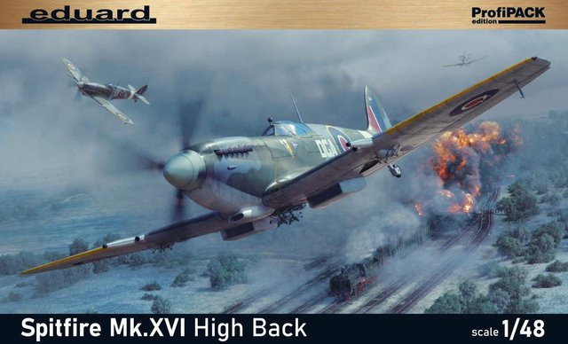 Eduard Spitfire Mk.XVI High Back - Profipack, Fahrzeuge, 1:48 - Bild 1