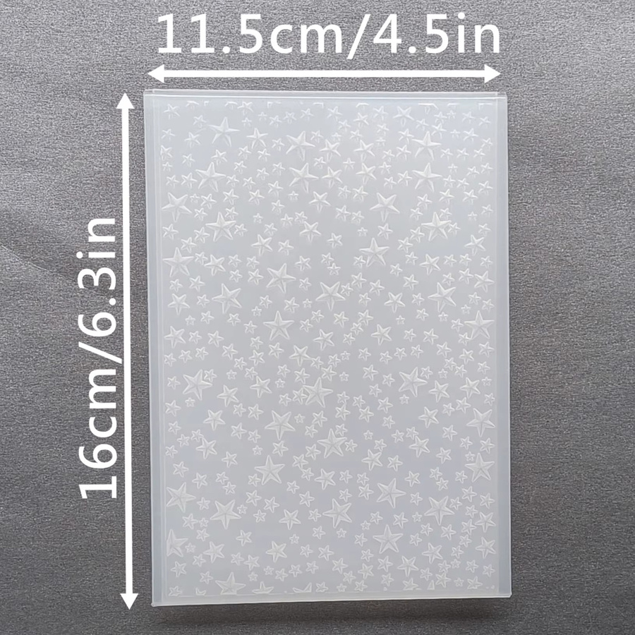 3D-Prägeschablone Sternenhimmel für DIY Papierkunst mit konkaver und konvexer Textur - Bild 2