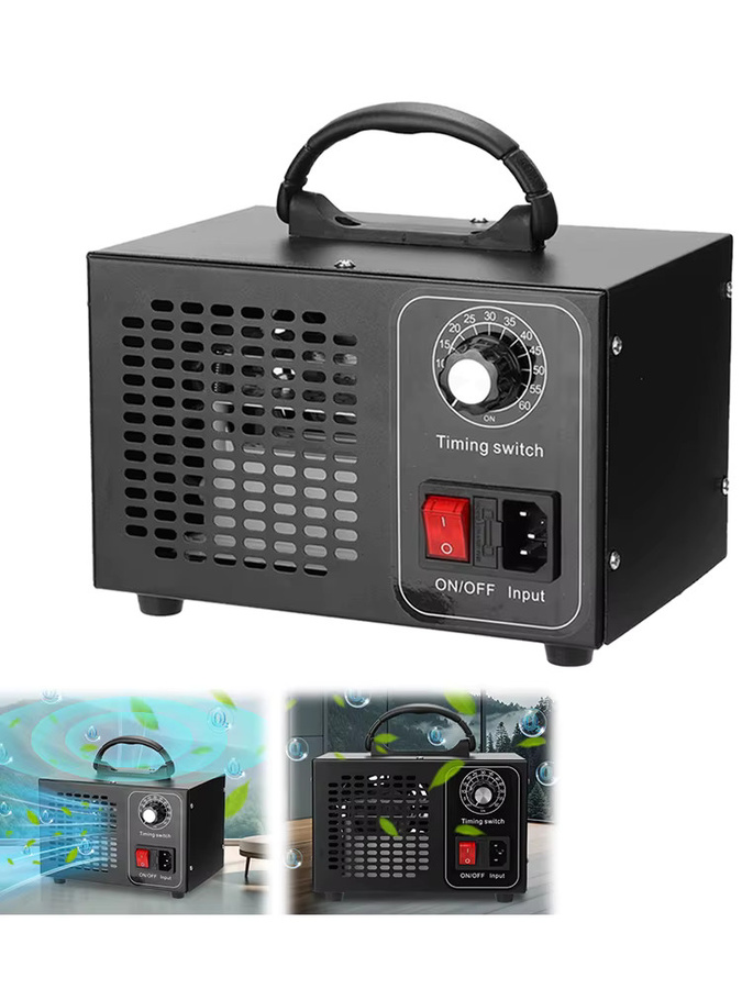 HGTUGO Ozongenerator Luftreiniger zur Desinfektion und Sterilisation in Schwarz aus Metall mit 60000 mg Ozonleistung - Bild 6