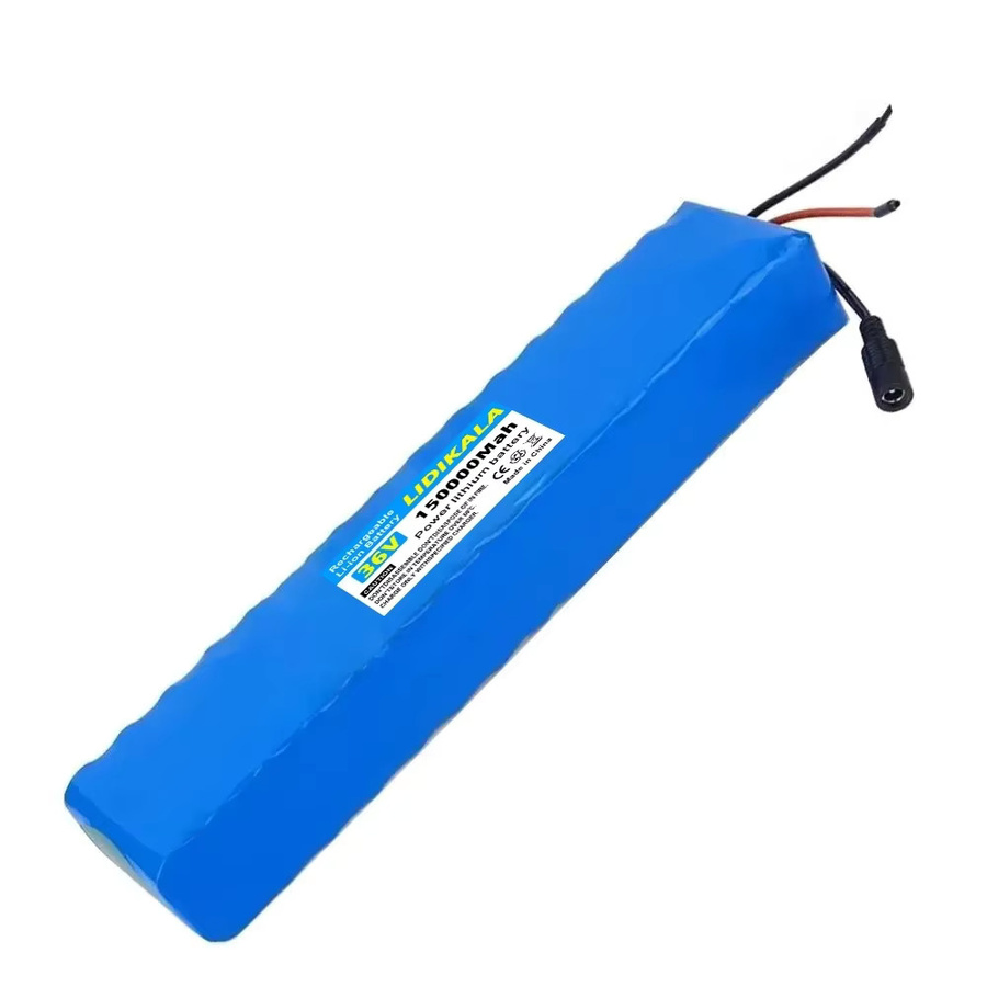 10S3P 36V 150000mAh Lithium-Ionen-Akku in Blau mit 250W-1000W Hochleistung und BMS für faltbare E-Bikes inklusive Ladegerät - Bild 3