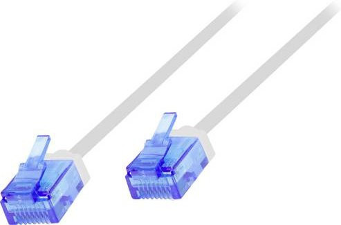 LogiLink CQ3101U RJ45 Patchkabel CAT 6a U/UTP Ethernet LAN, Weiß, 15,00 m - Bild 1