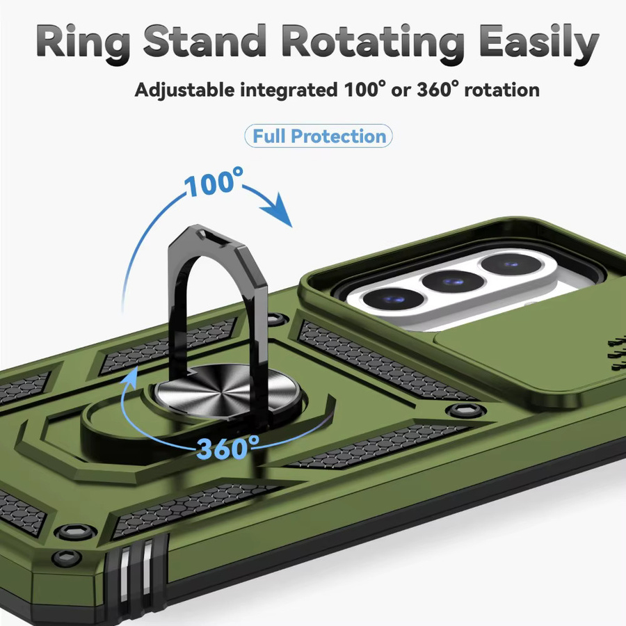 Robuste Samsung Galaxy S26 S25 S24 S23 S22 Ultra Plus Schutzhülle in Militärqualität mit Magnetringständer in Blau - Bild 5