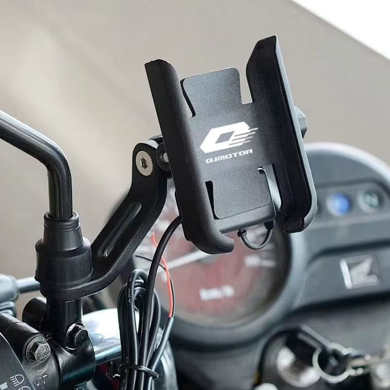 QJMOTOR Handyhalterung für Lenker zur Navigation passend für SRT 800SX 800SRT 800X in Schwarz - Bild 3
