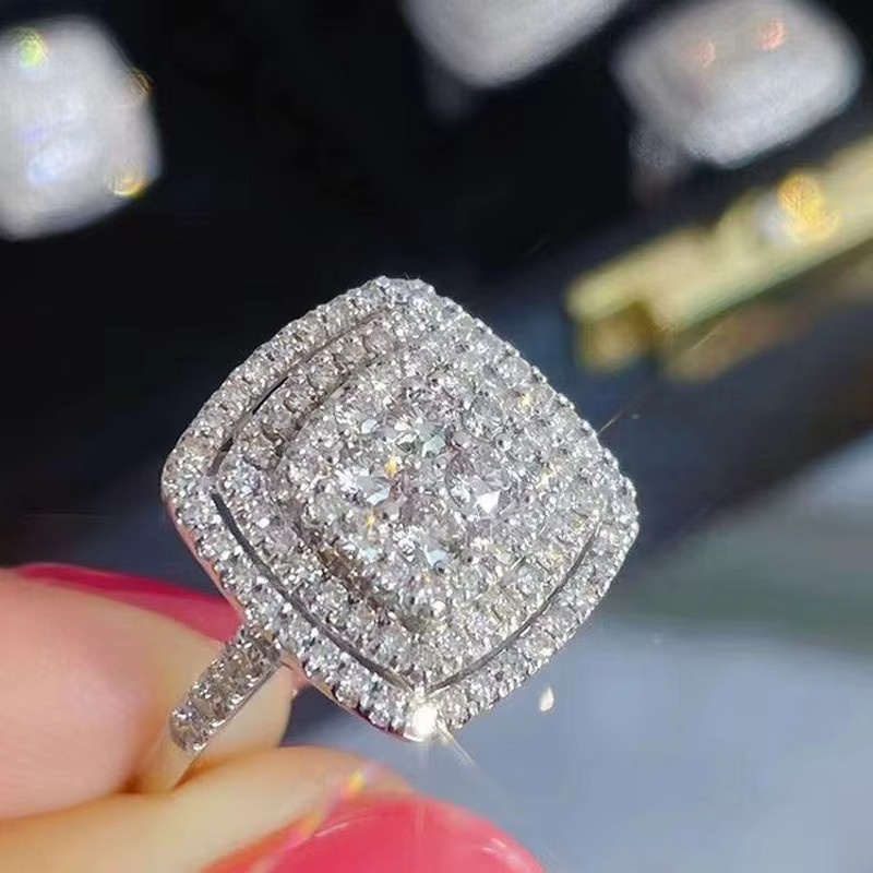 Huitan Ring, Silber, Zirkonia, Kristall, Damen - Bild 2