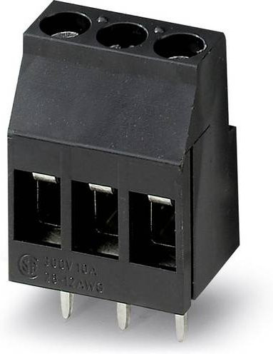 Phoenix Contact 1985991 Schraubklemmblock 2.50 mm² Polzahl 3 Schwarz 50 Stück - Bild 1