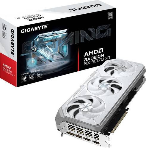 Gigabyte Radeon RX 9070 XT Grafikkarte 16GB White - Bild 1